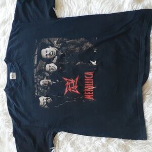 Vtg Metallica "On the Load Again Tour" Black T-Shirt Size XL